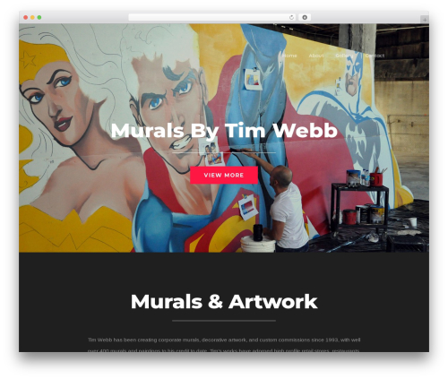 Cordon WordPress theme - muralsbytimwebb.com