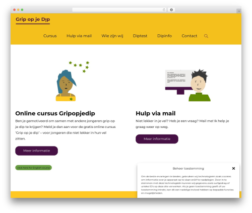 Ippo WordPress theme design - gripopjedip.nl