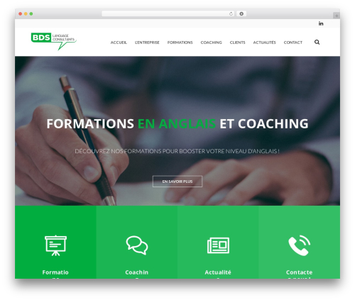 OKAB WordPress theme - bds-language-consultants.com