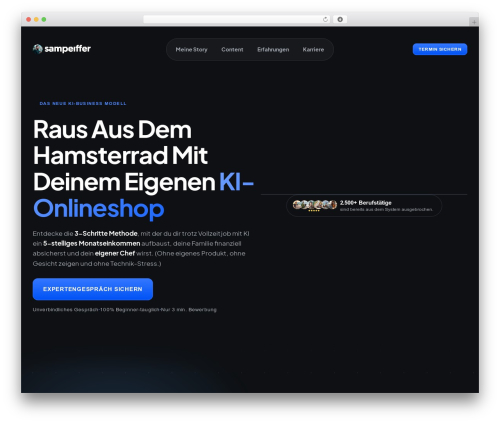 ThemeBuilder Theme best WordPress theme - samuelpeiffer.com