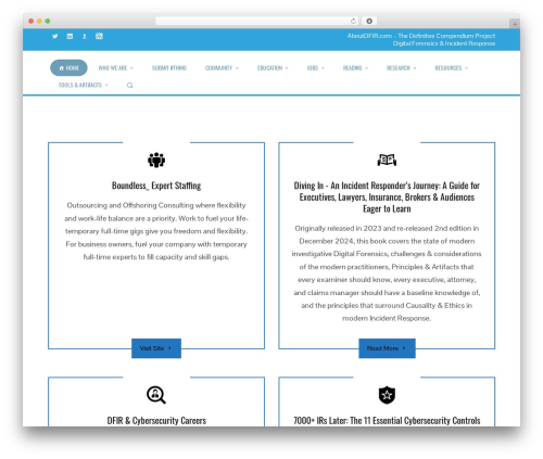 Total Plus WP theme - aboutdfir.com