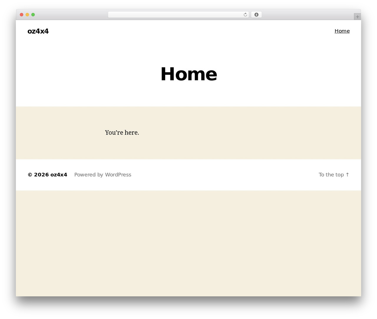 Twenty Twenty best WordPress theme - oz4x4.net