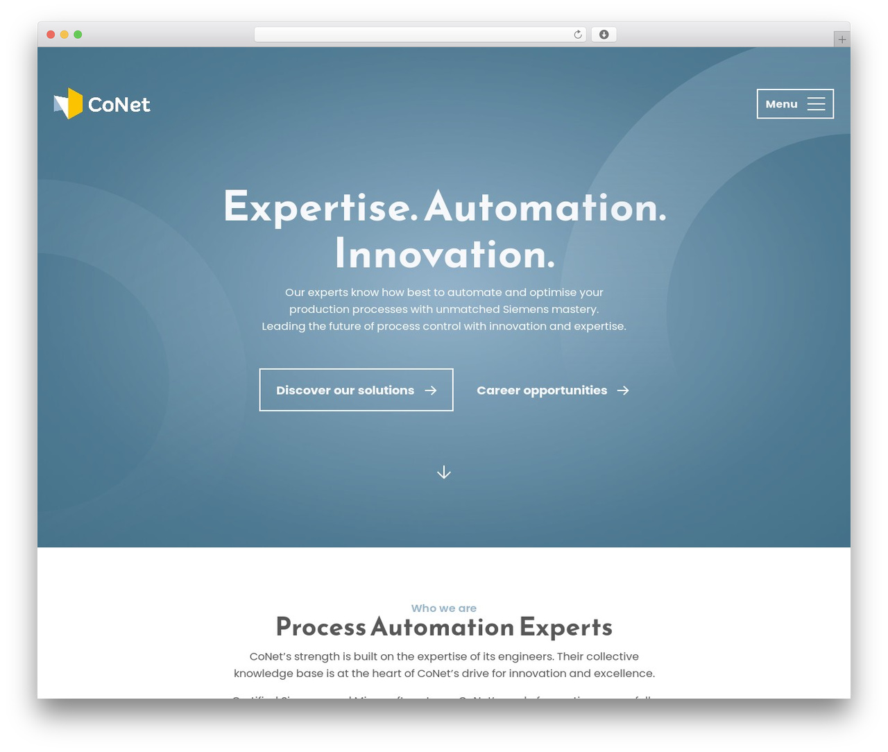 Whello WordPress theme - conet.nl