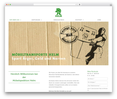 WordPress theme helm - speditionhelm.com