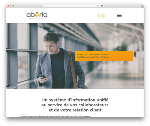 Beaver Builder Theme WordPress theme - aberia.fr