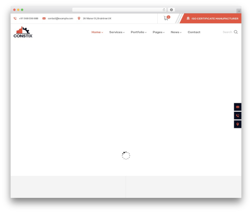 Constix WordPress theme - gaviaspreview.com/wp/constix
