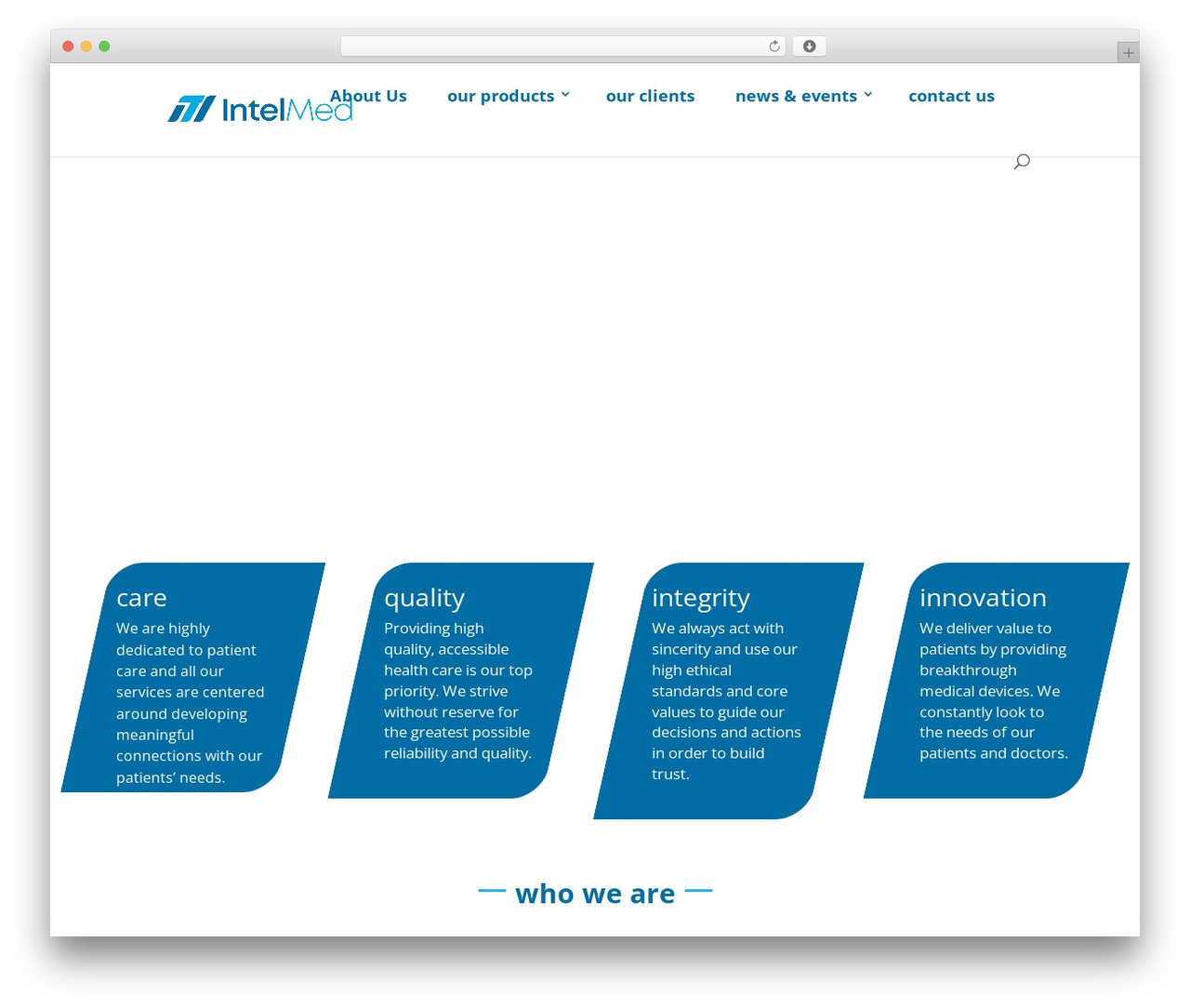 Divi WordPress theme - intelmed.me
