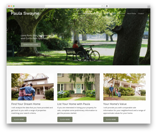 Engage WordPress page theme - paulaswayne.com