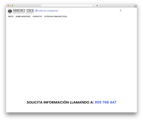 Hello Elementor WordPress theme design - sanchezcoca.com