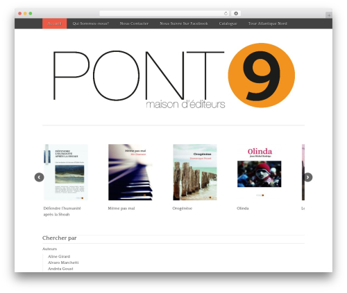 Publisher WordPress theme - aupont9.com