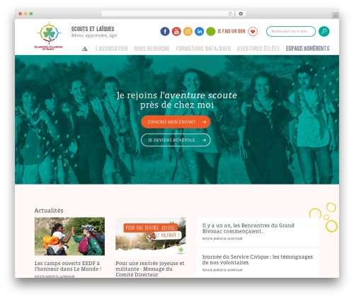 Theme WordPress EEDF Theme - www.eedf.fr