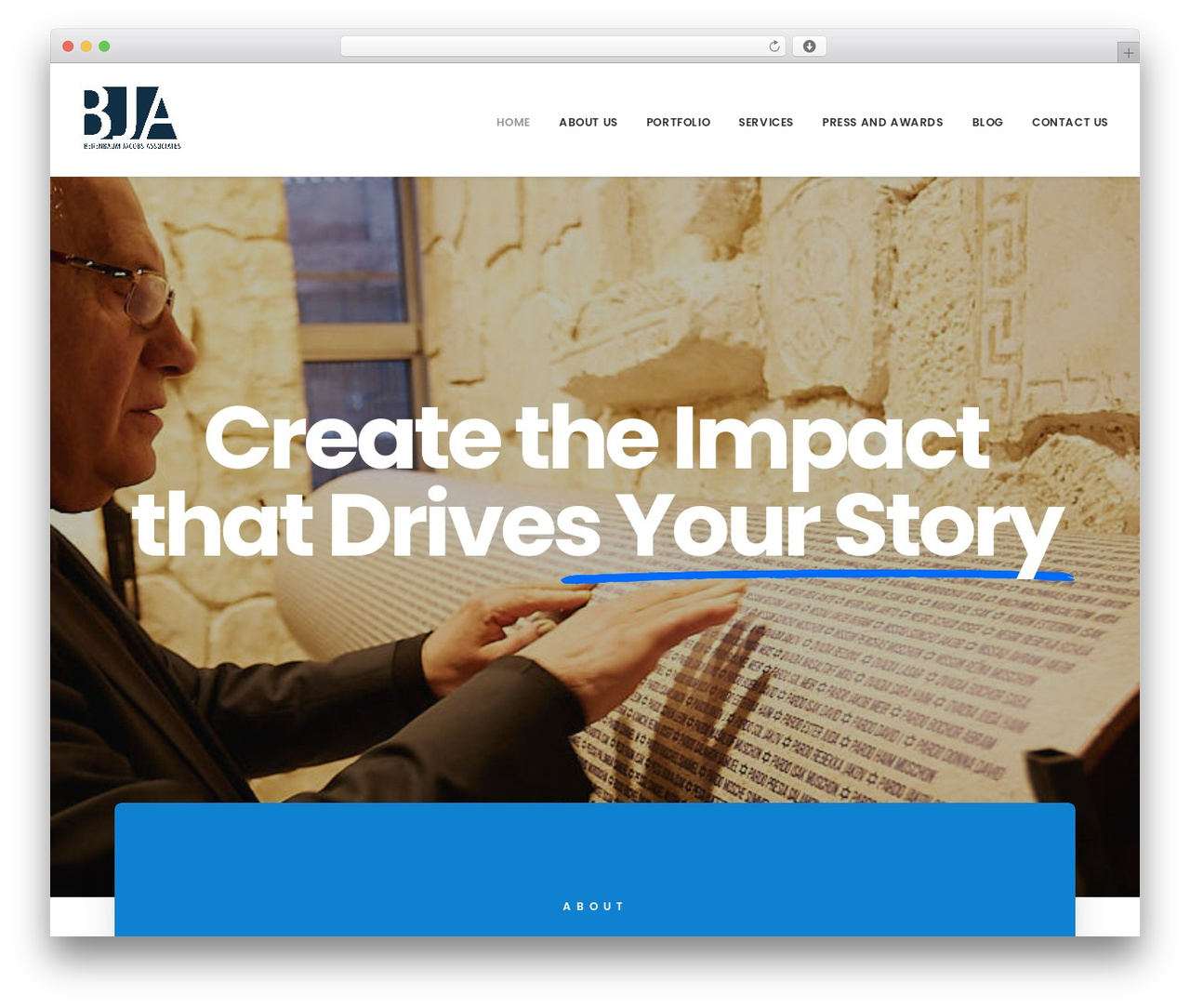 Uncode WordPress theme - berenbaumjacobs.com