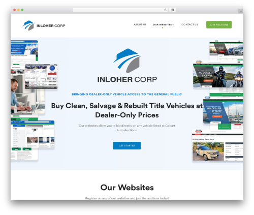 WordPress theme AmberSix - inloher.com