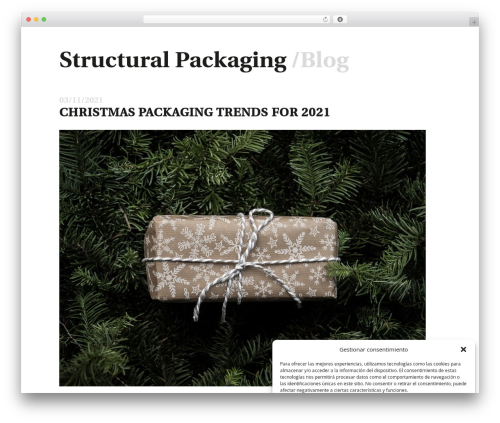 WordPress theme structural - structuralpackagingblog.com