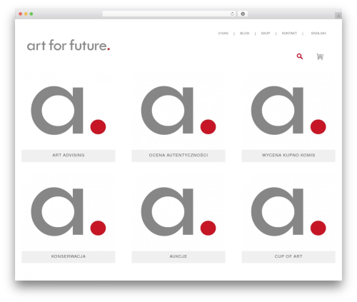 aff WordPress theme - artforfuture.com