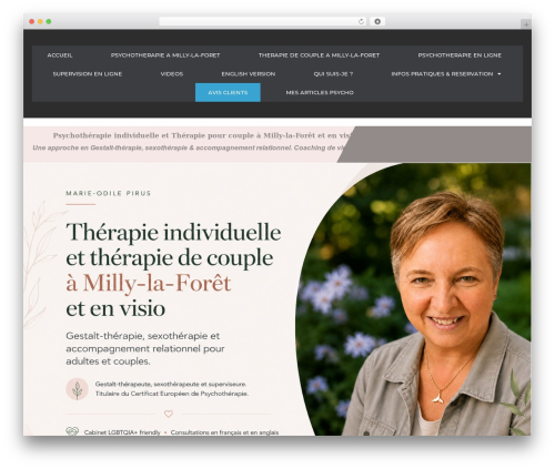 Best WordPress theme ThemeBuilder Theme - gestalt-therapie-paris.com