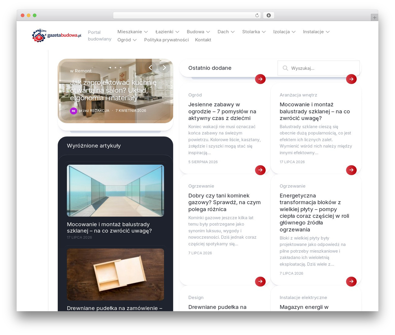 Dashwall WordPress theme - gazetabudowa.pl Dashwall WordPress theme - gazetabudowa.pl