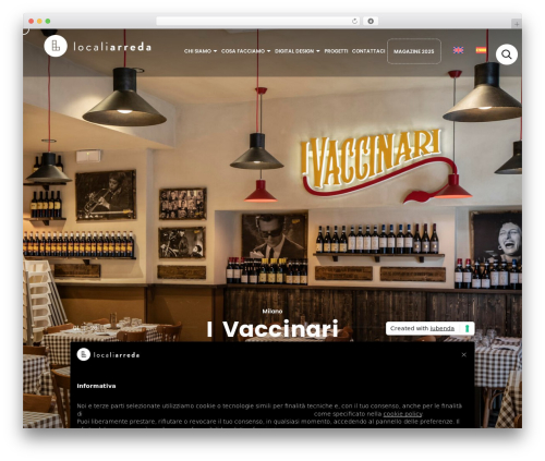 Satelite WordPress theme - localiarreda.it
