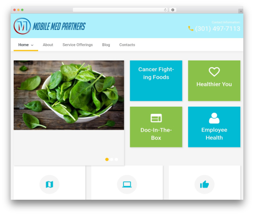 Theme WordPress Cherry Framework - mobilemedpartners.com