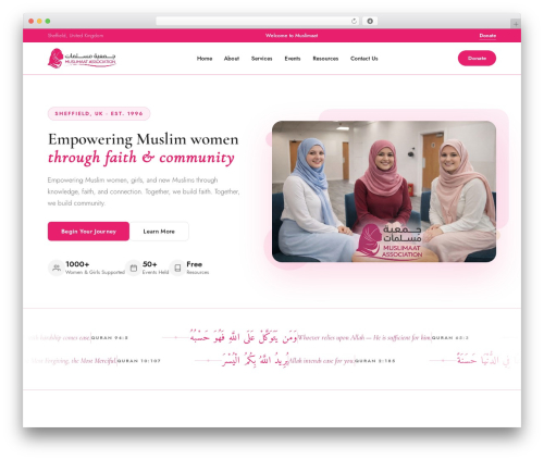 Header footer builder for elementor WordPress plugin - muslimaat.org