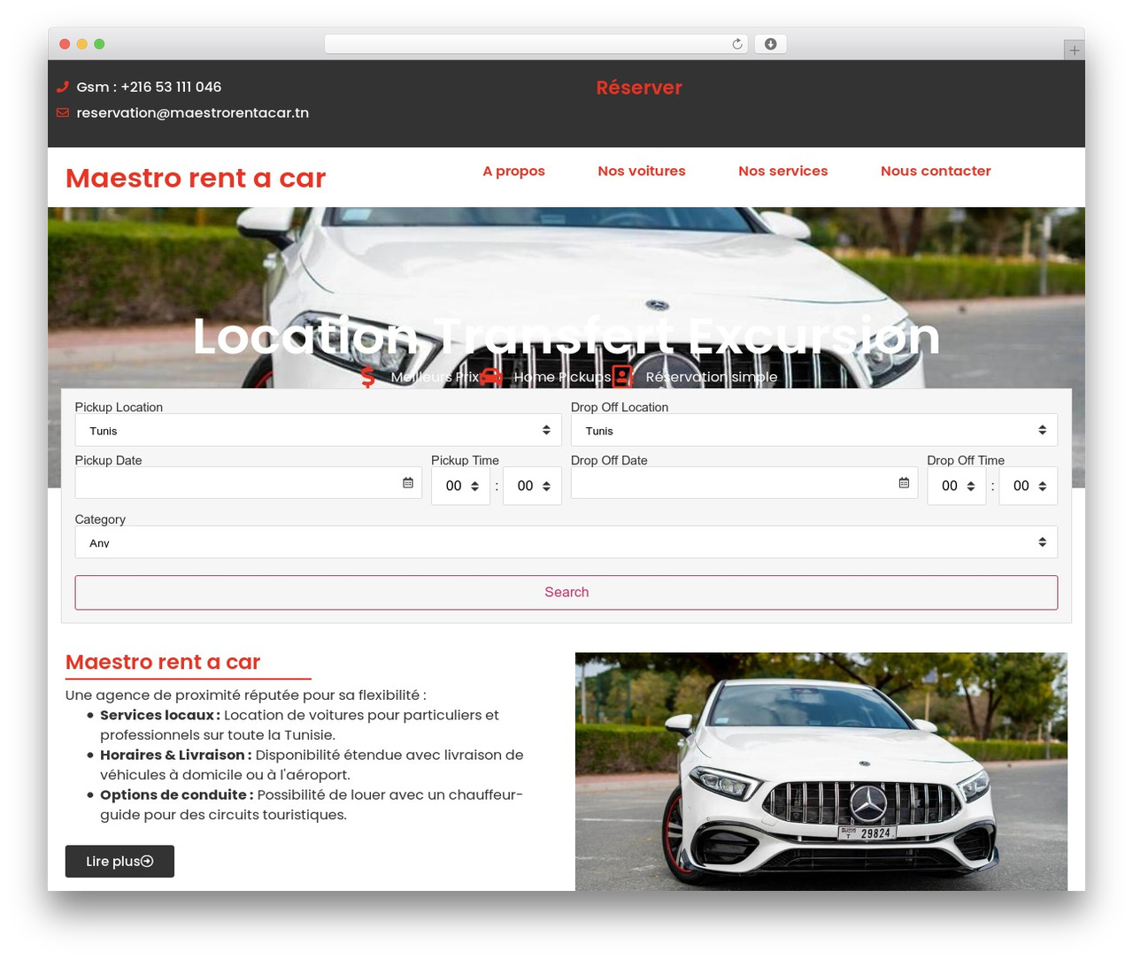 Theme WordPress Hello Elementor - maestrorentacar.tn/wp