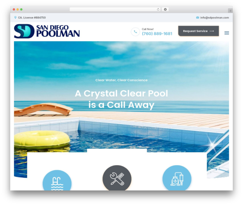 Pool services helper WordPress plugin - sdpoolman.com