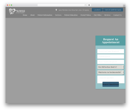 WP theme DoctorGenius Framework - mysanjosewillowglendentist.com