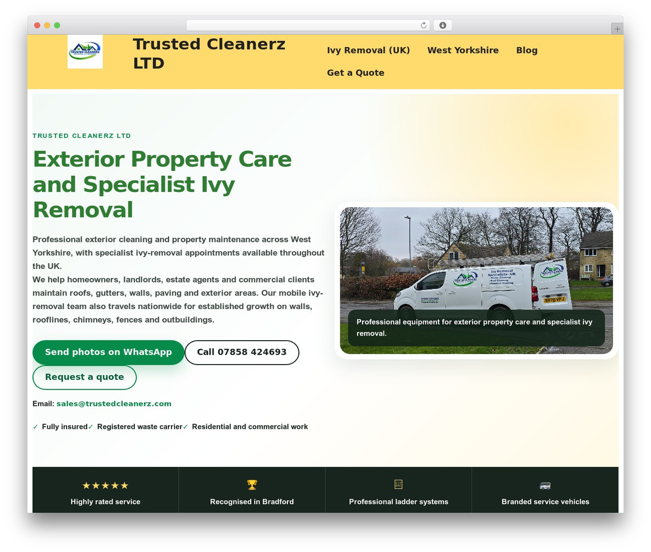Builder Theme WordPress theme - trustedcleanerz.com