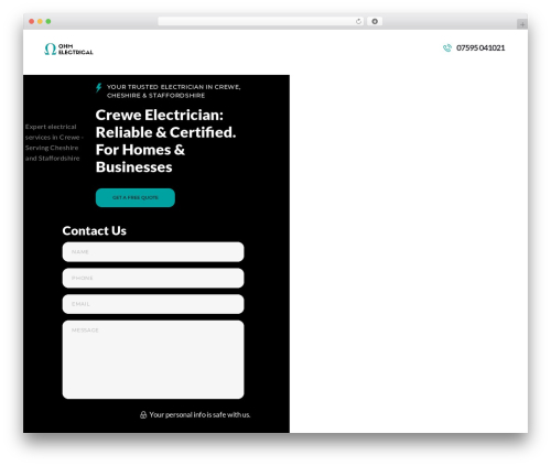 ElectroServ WordPress theme - ohm-electrical-limited.co.uk