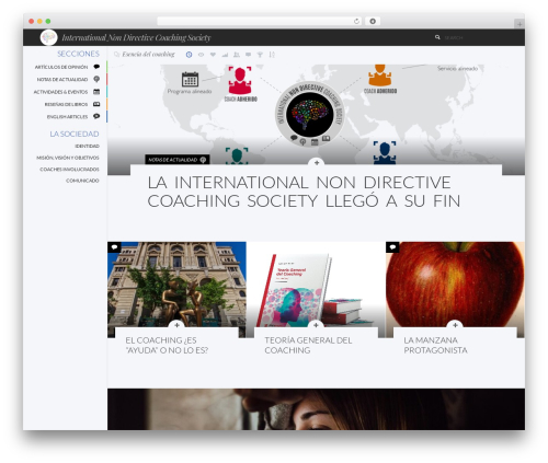 Implicit WordPress theme design - internationalcoachingsociety.com