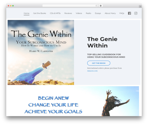 LeadX WordPress theme - thegeniewithin.com