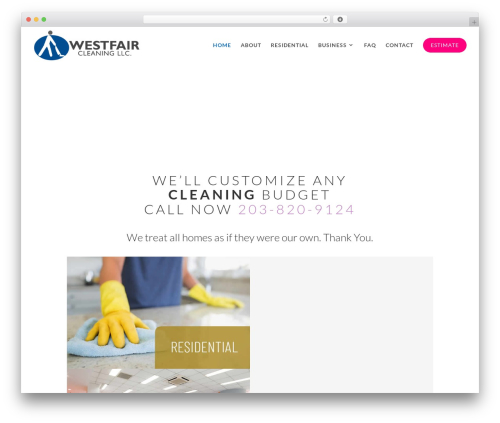 Theme WordPress Divi - westfaircleaning.com