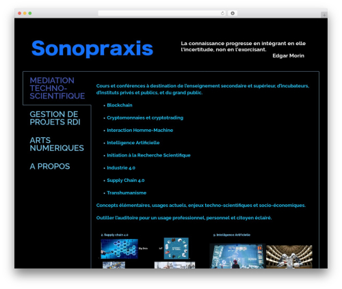 Theme WordPress Lambda - sonopraxis.com