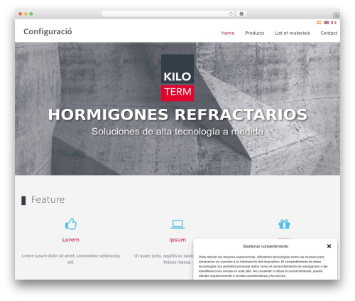 Theme WordPress Tema - refractarioskiloterm.com