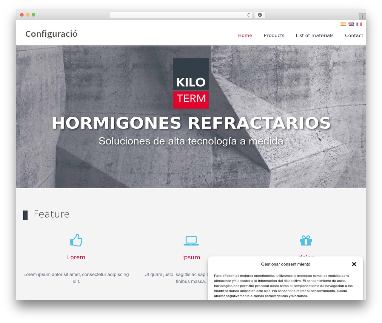 Theme WordPress Tema - refractarioskiloterm.com