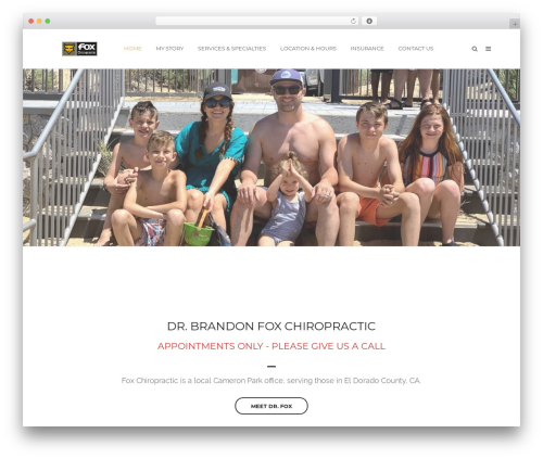 Codeless framework WordPress plugin - drbrandonfox.com