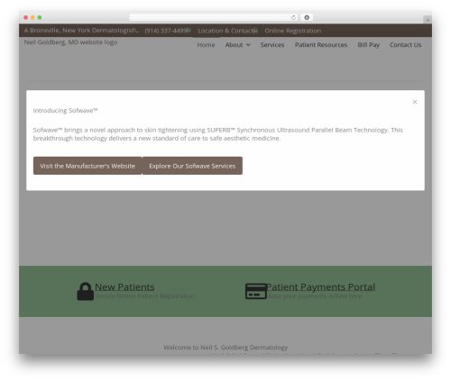 Mypractis WordPress plugin - neilgoldbergmd.com