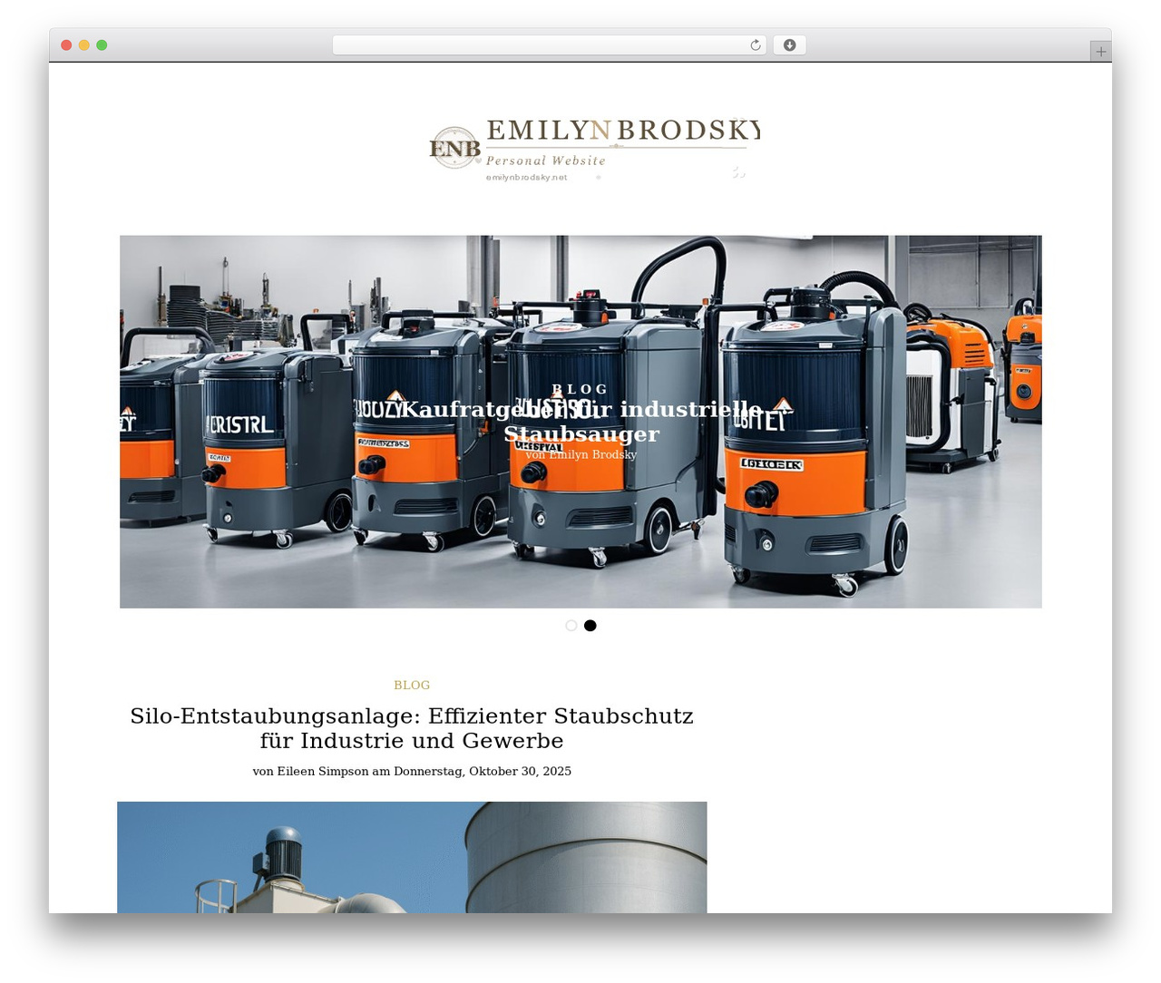 Writee free WordPress theme - emilynbrodsky.net
