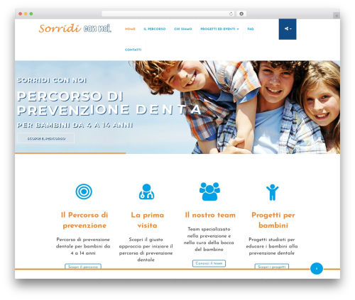 Bootstrap Basic best free WordPress theme - sorridiconnoi.com