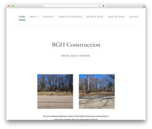 Brimstone WordPress theme - bghconstruction.com