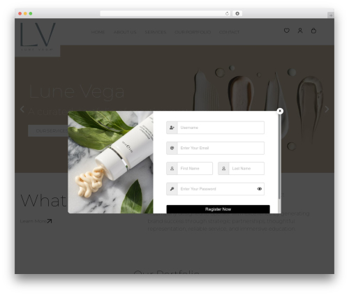 Cryptical theme WordPress - lunevega.com