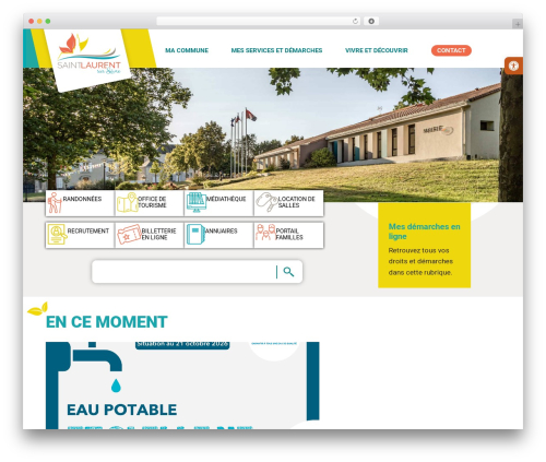 Divi premium WordPress theme - saintlaurentsursevre.fr