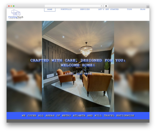 Divi theme WordPress - finishingtouchinteriorcarpentry.com