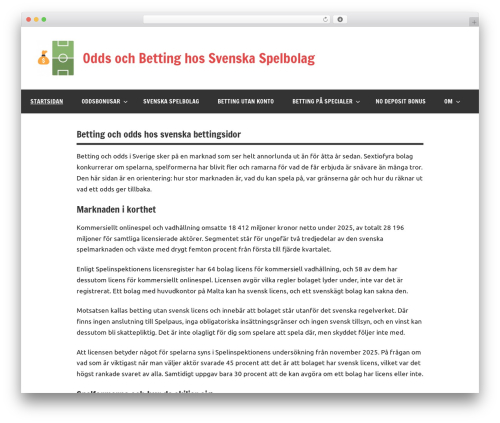Dynamico pro WordPress plugin - bettingodds.se