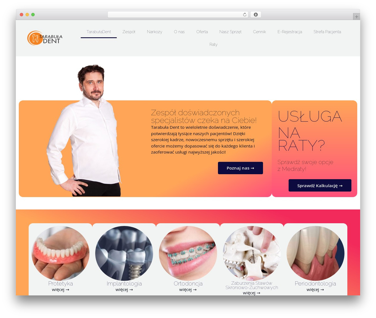 Hello Elementor WordPress theme - tarabuladent.pl
