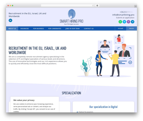 IMS Basic theme WordPress - smarthiring.pro