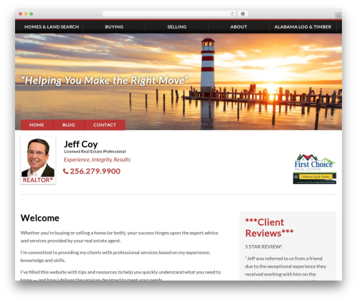 IXACT Framework premium WordPress theme - jeffcoyrealestate.com