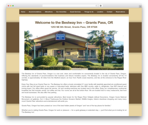 Responsive Pro WordPress theme - bestwayinngrantspass.com
