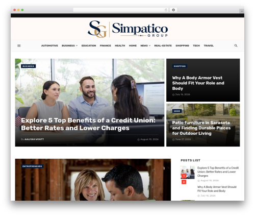 The Next Mag best WooCommerce theme - simpatico-group.com