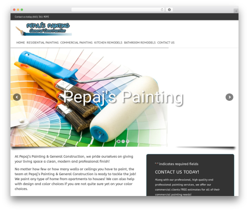 UnfinityPlus theme WordPress - pepajspainting.com